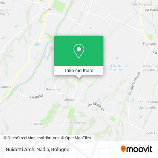 Guidetti Arch. Nadia map