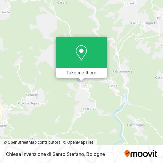 Chiesa Invenzione di Santo Stefano map