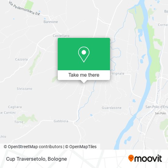 Cup Traversetolo map