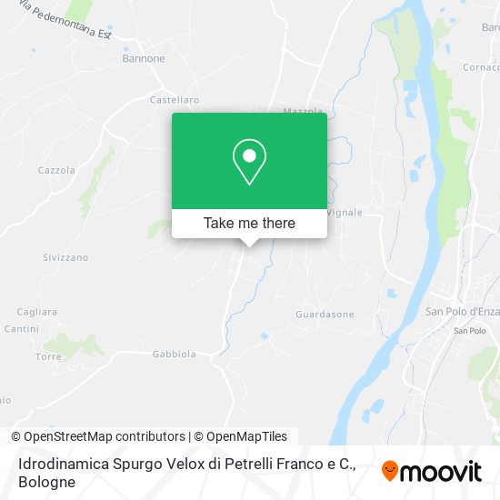 Idrodinamica Spurgo Velox di Petrelli Franco e C. map