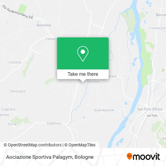 Aociazione Sportiva Palagym map