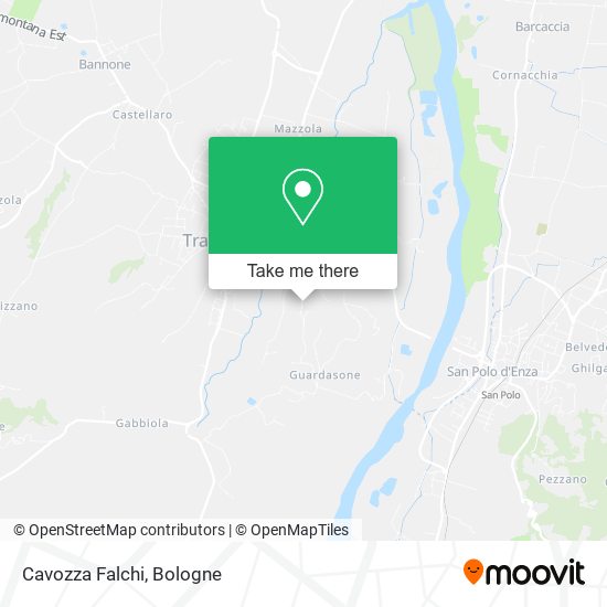 Cavozza Falchi map