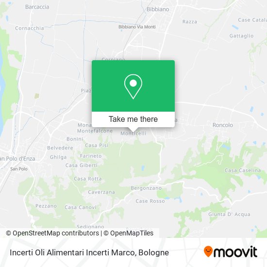 Incerti Oli Alimentari Incerti Marco map
