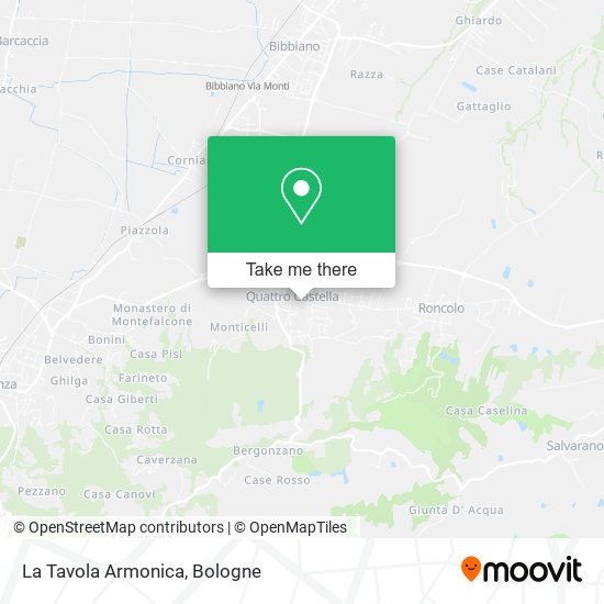 La Tavola Armonica map