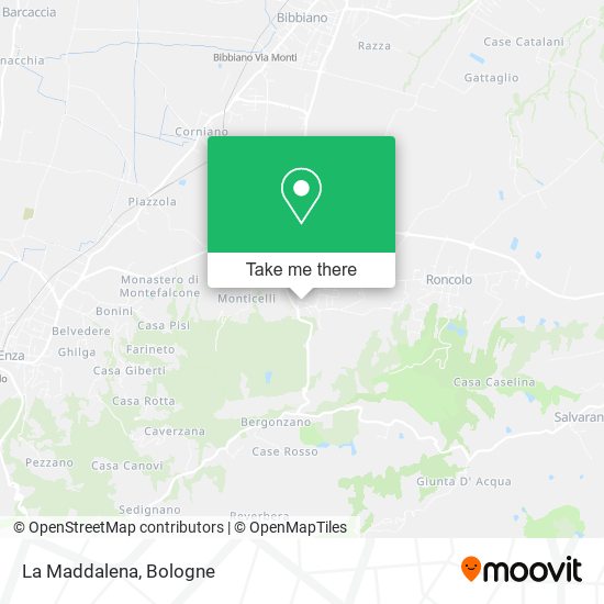 La Maddalena map
