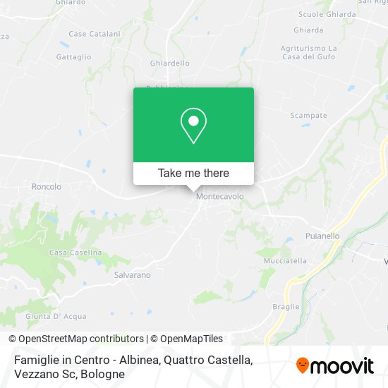Famiglie in Centro - Albinea, Quattro Castella, Vezzano Sc map
