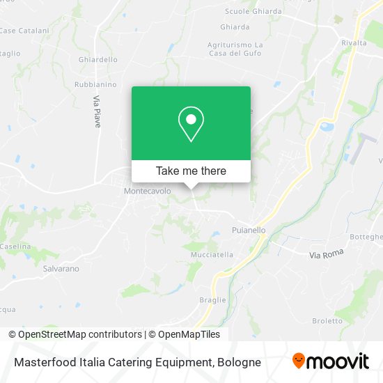 Masterfood Italia Catering Equipment map