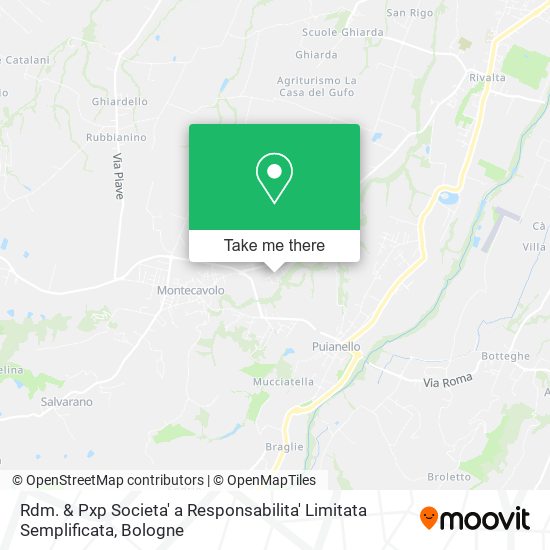 Rdm. & Pxp Societa' a Responsabilita' Limitata Semplificata map