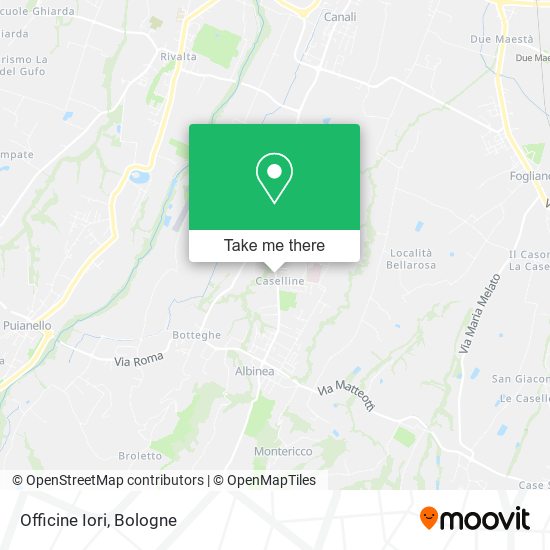Officine Iori map