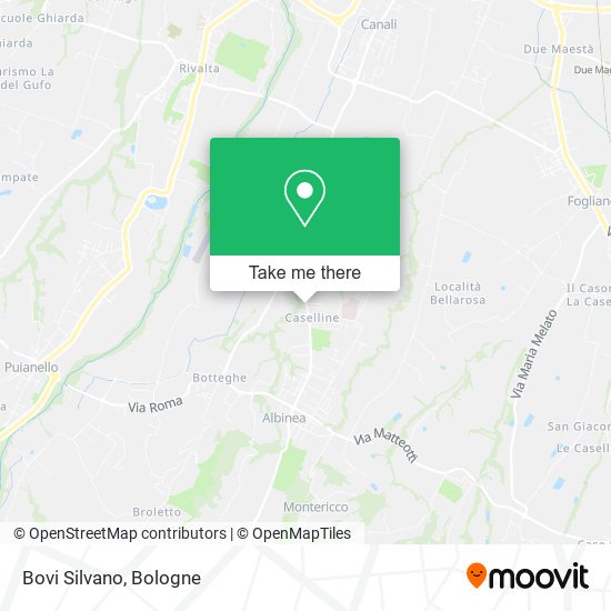 Bovi Silvano map
