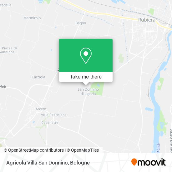 Agricola Villa San Donnino map