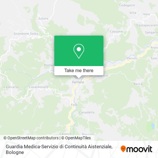 Guardia Medica-Servizio di Continuità Aistenziale map