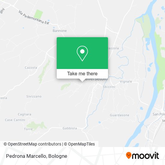 Pedrona Marcello map