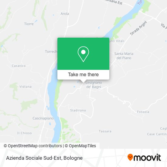 Azienda Sociale Sud-Est map