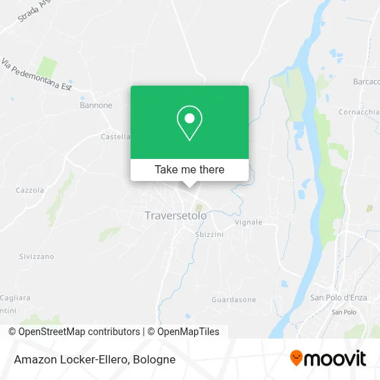 Amazon Locker-Ellero map