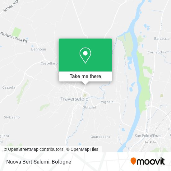 Nuova Bert Salumi map
