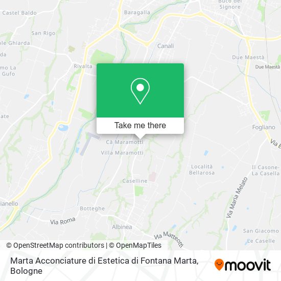 Marta Acconciature di Estetica di Fontana Marta map