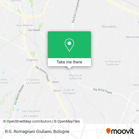 R.G. Romagnani Giuliano map