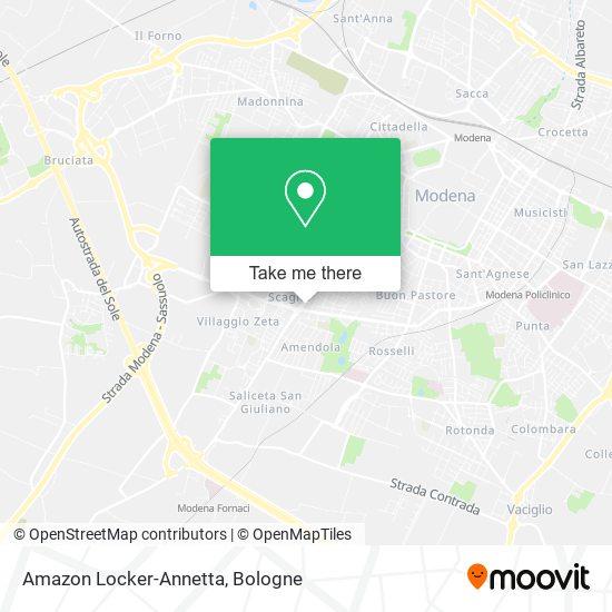 Amazon Locker-Annetta map