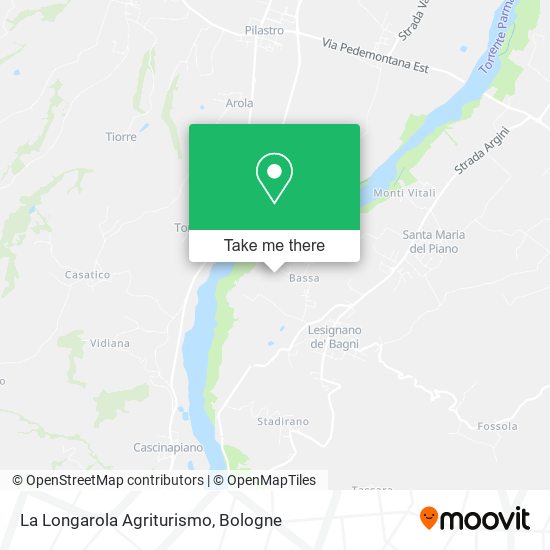 La Longarola Agriturismo map