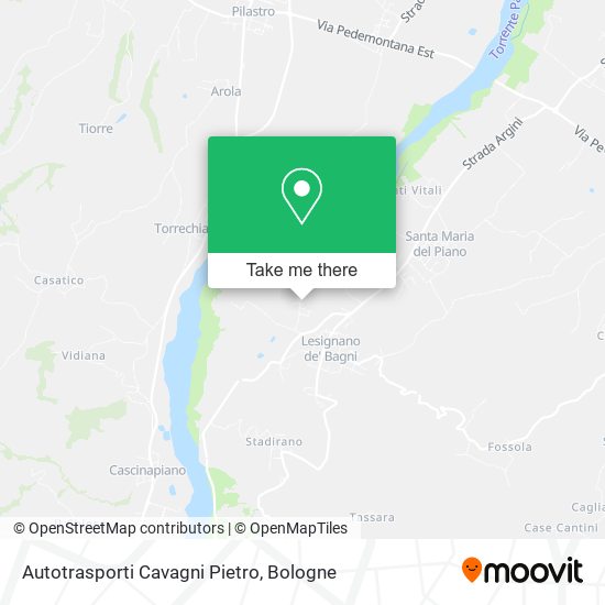 Autotrasporti Cavagni Pietro map