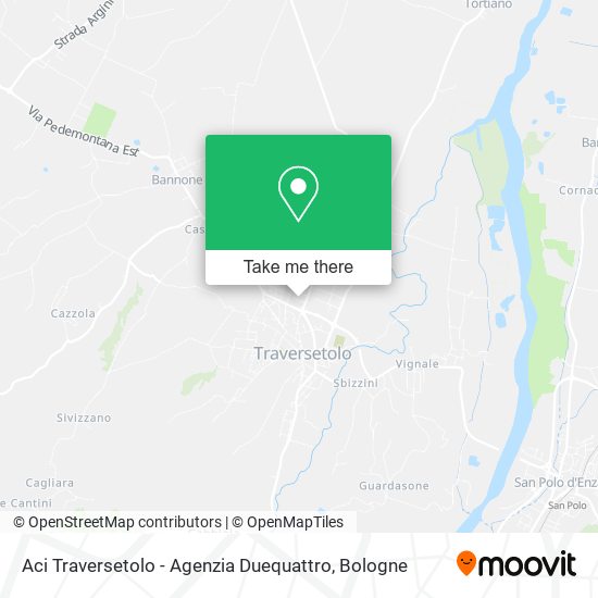 Aci Traversetolo - Agenzia Duequattro map