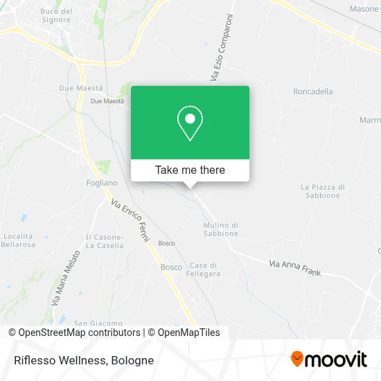 Riflesso Wellness map