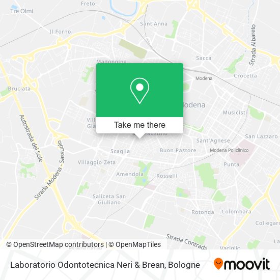 Laboratorio Odontotecnica Neri & Brean map