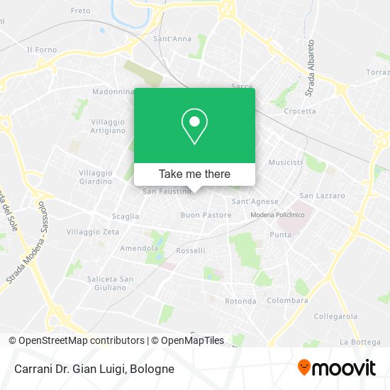 Carrani Dr. Gian Luigi map
