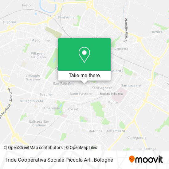 Iride Cooperativa Sociale Piccola Arl. map