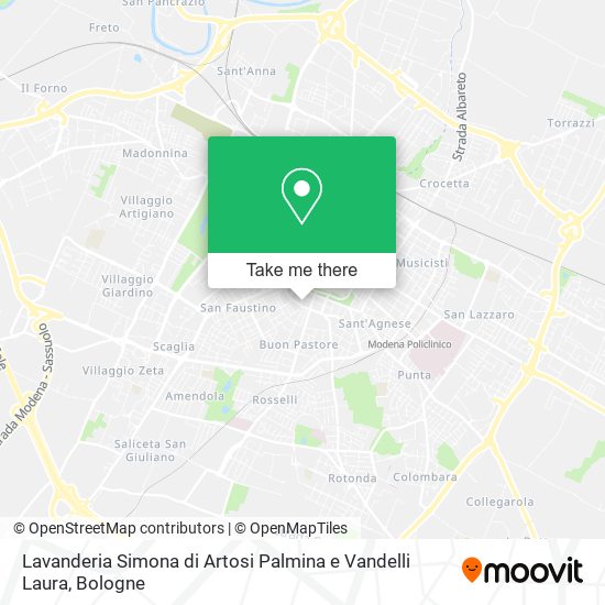 Lavanderia Simona di Artosi Palmina e Vandelli Laura map