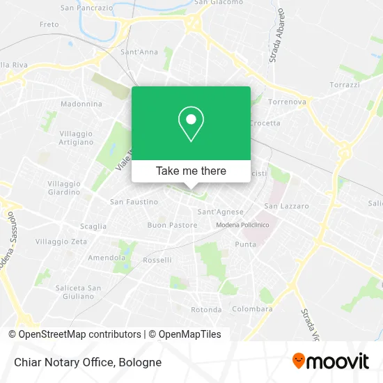 Chiar Notary Office map