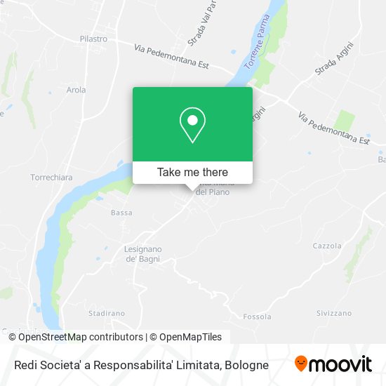 Redi Societa' a Responsabilita' Limitata map