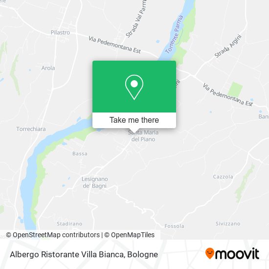 Albergo Ristorante Villa Bianca map