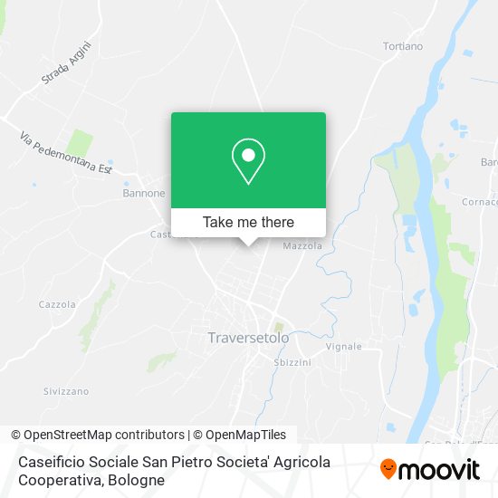 Caseificio Sociale San Pietro Societa' Agricola Cooperativa map