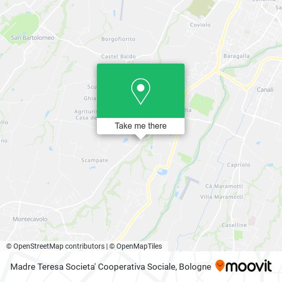 Madre Teresa Societa' Cooperativa Sociale map