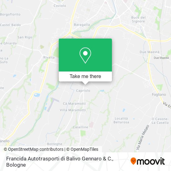 Francida Autotrasporti di Balivo Gennaro & C. map