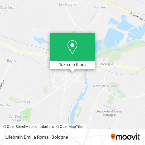 Lifebrain Emilia Roma. map