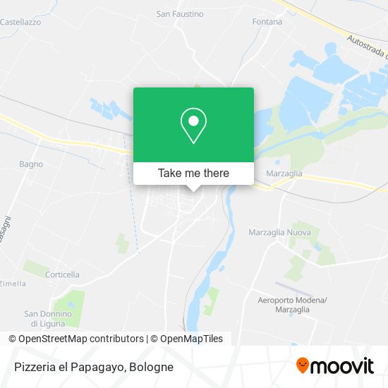 Pizzeria el Papagayo map