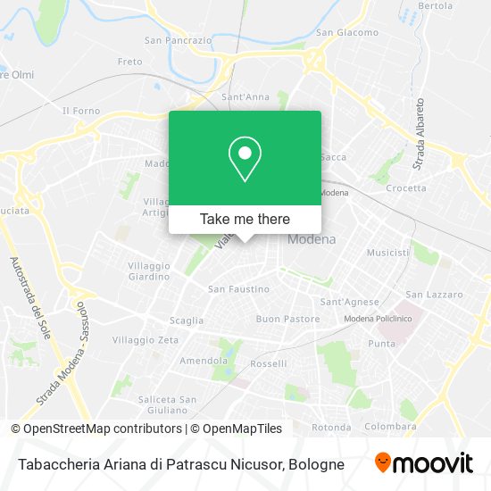 Tabaccheria Ariana di Patrascu Nicusor map
