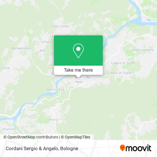 Cordani Sergio & Angelo map