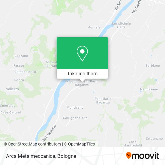 Arca Metalmeccanica map