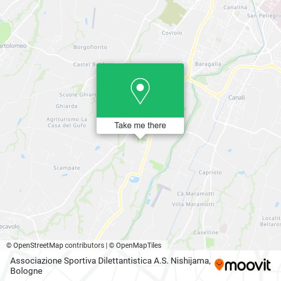 Associazione Sportiva Dilettantistica A.S. Nishijama map