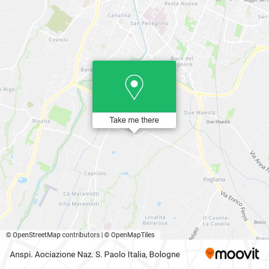 Anspi. Aociazione Naz. S. Paolo Italia map
