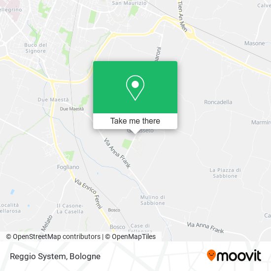 Reggio System map