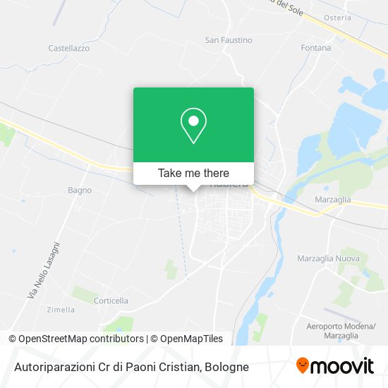 Autoriparazioni Cr di Paoni Cristian map
