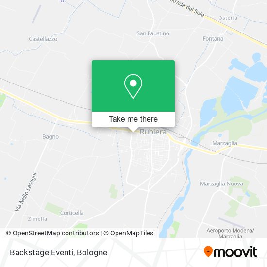 Backstage Eventi map