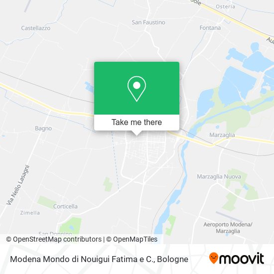 Modena Mondo di Nouigui Fatima e C. map