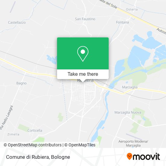 Comune di Rubiera map