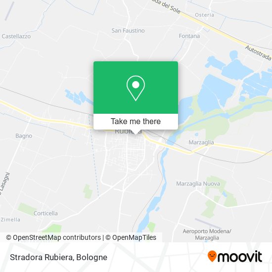 Stradora Rubiera map
